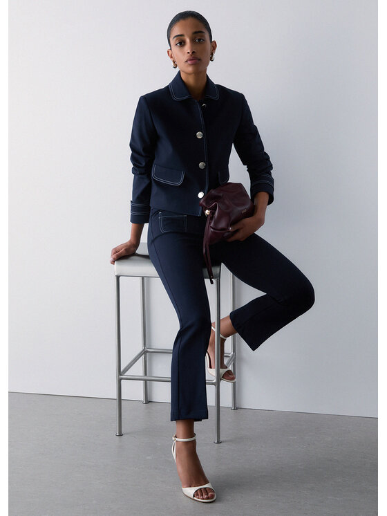 Liu Jo Liu Jo Pantalone da abito WA6117J918993924 Azzurro chiaro Regular Fit