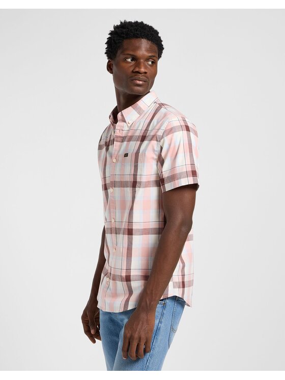 Lee Lee Koszula BUTTON DOWN Kolorowy Regular Fit