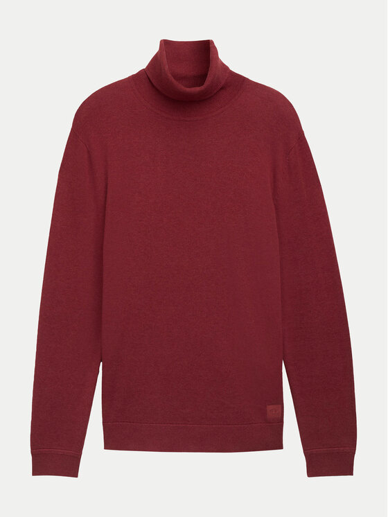 Tom Tailor Tom Tailor Rollkragenpullover 1042456 Rot Regular Fit