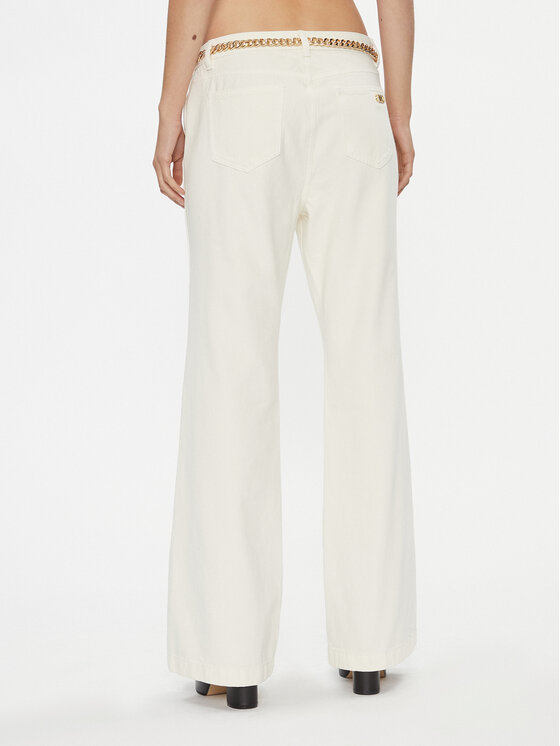 MICHAEL Michael Kors MICHAEL Michael Kors Blugi MF3904180V Écru Flared Fit