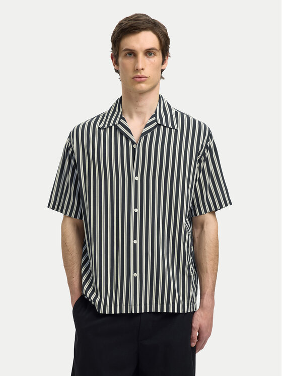 Selected Homme Selected Homme Camicia 16091381 Blu scuro Relaxed Fit