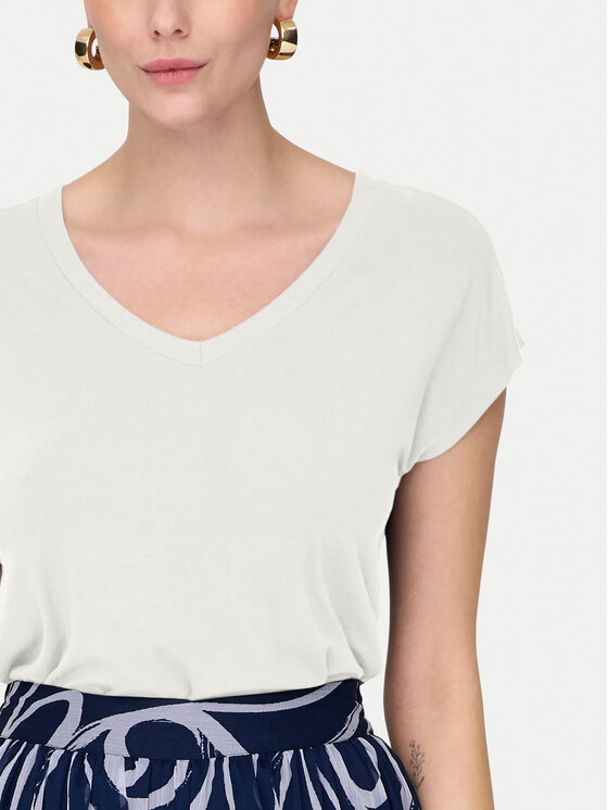 ONLY ONLY Тишърт Rilla 15315776 Бял Regular Fit
