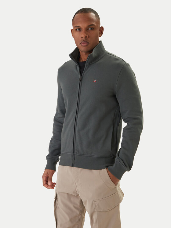 Napapijri Bluza Balis NP0A4HHW Zielony Regular Fit