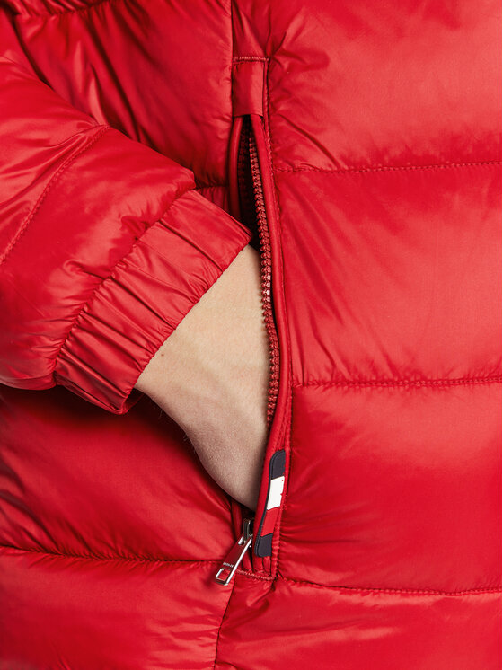 Tommy Hilfiger Tommy Hilfiger Μπουφάν μεταβατικό Quilted MW0MW29007 Κόκκινο Regular Fit