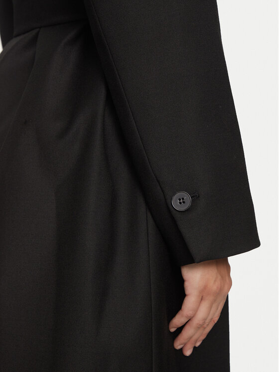 IVY OAK IVY OAK Palton de lână Colette IO111134 Negru Oversize