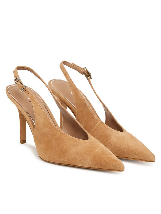 Guess Guess Обувки на ток FLPPRI SUE05 Кафяв