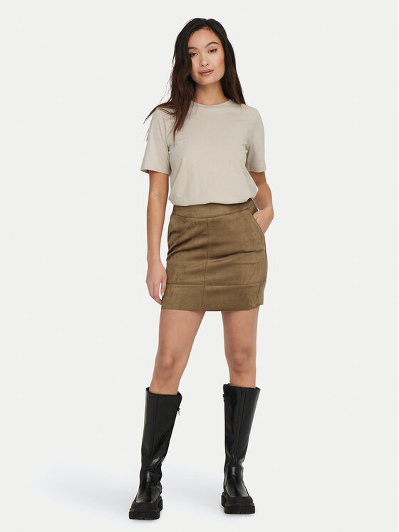 ONLY ONLY T-shirt 15270390 Beige Regular Fit
