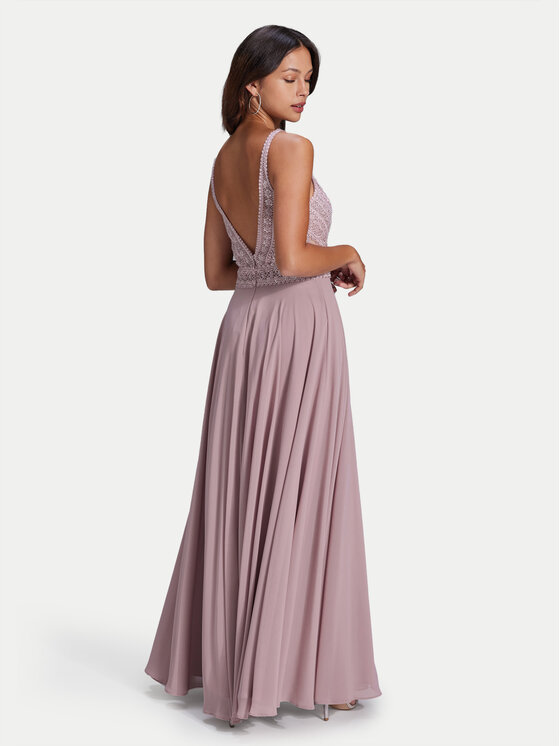 Hey Kyla Swing Estélyi ruha 5AH005HK Rózsaszín Slim Fit