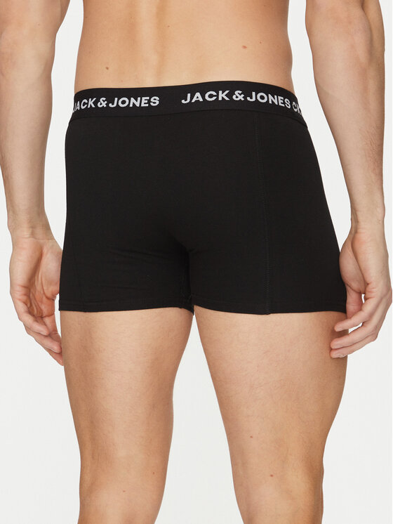 Jack & Jones Jack & Jones Комплект боксерки Solid 12254363 Черен