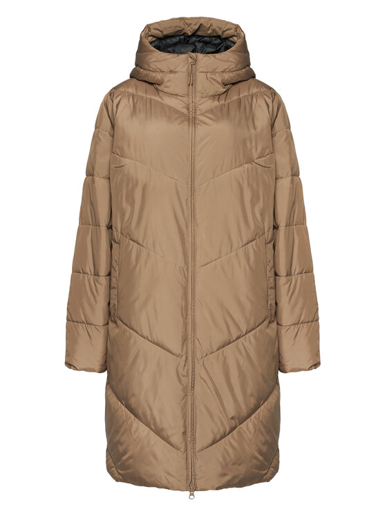 4F 4F Зимно яке 4FAW23TDJAF235 Кафяв Regular Fit