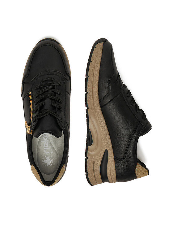 Rieker Rieker Sneakersy N9301-00 Czarny