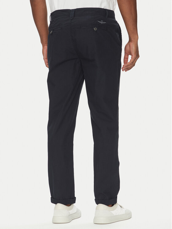 Aeronautica Militare Aeronautica Militare Chinos kelnes 251PA1654CT3505 Tamsiai mėlyna Regular Fit