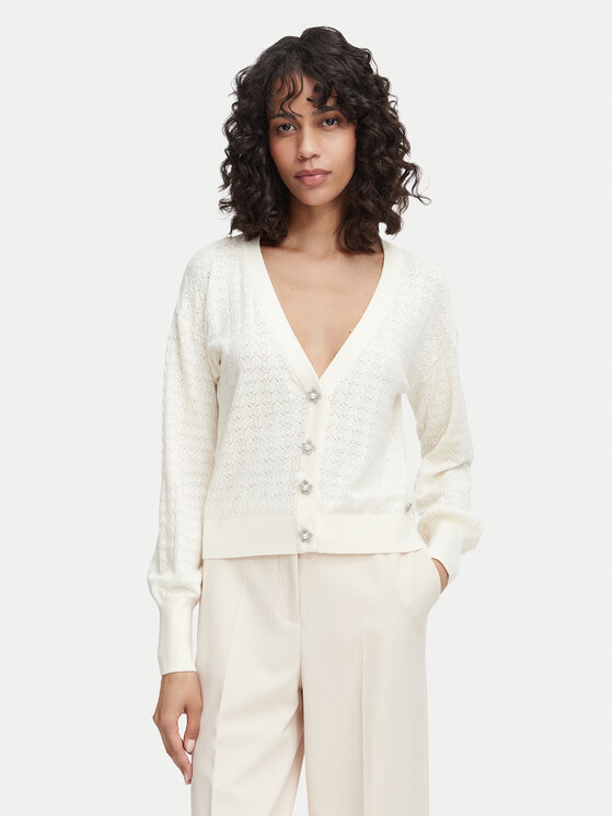 Guess Cardigan W6YR14 Z0955 Crem Regular Fit