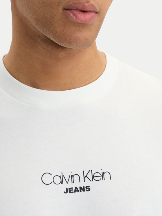 Calvin Klein Jeans Calvin Klein Jeans Tričko LV04RB824G Biela Regular Fit