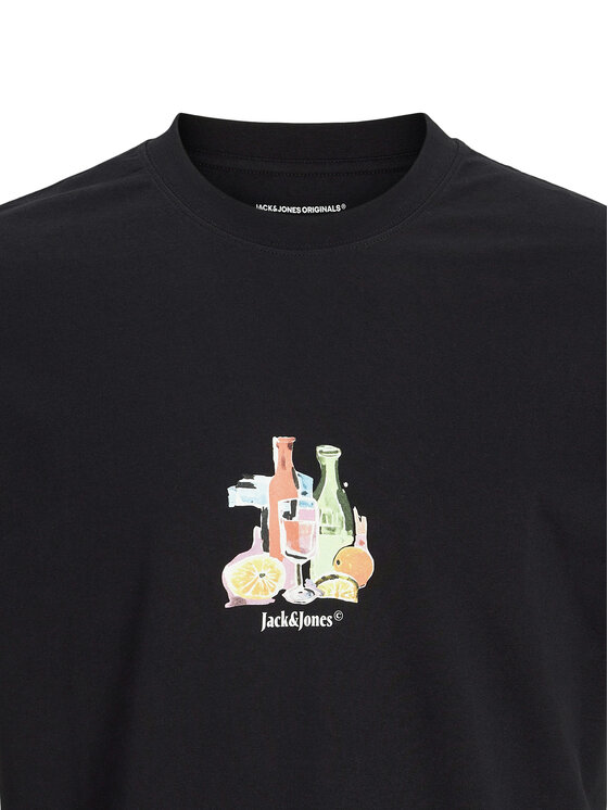 Jack & Jones Jack & Jones T-Shirt Varenna 12273162 Czarny Regular Fit