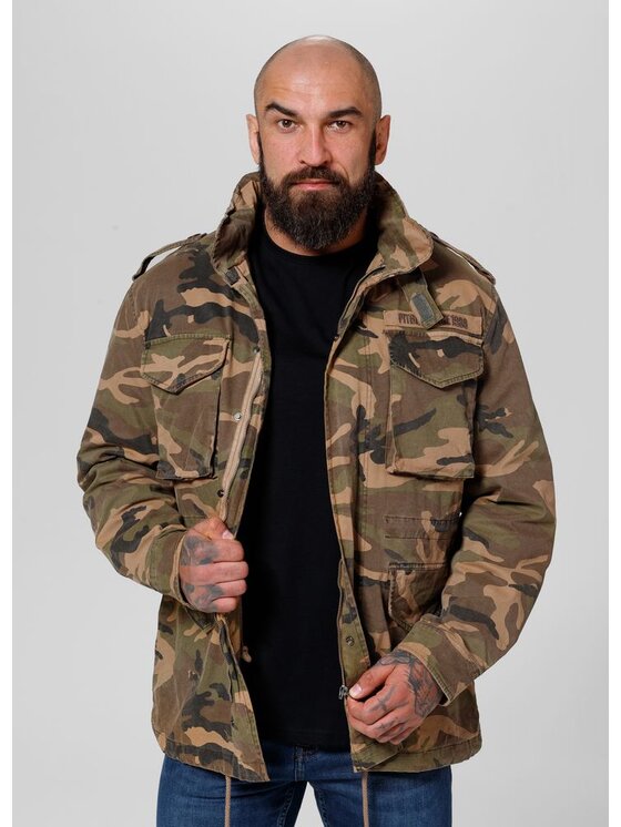 PITBULL PITBULL Kurtka przejściowa M65 Kolorowy Regular Fit