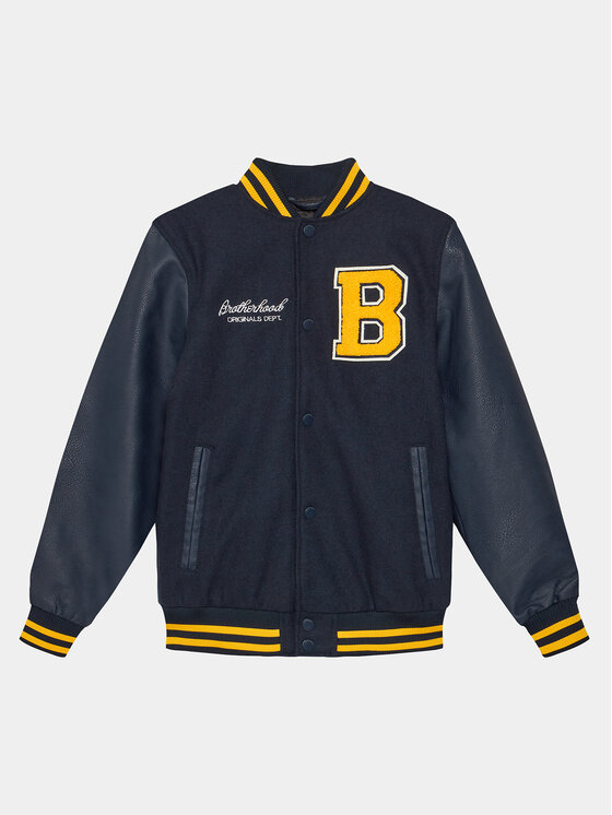 Jack & Jones Junior Jack & Jones Junior Bomber jakna College 12239791 Modra Regular Fit