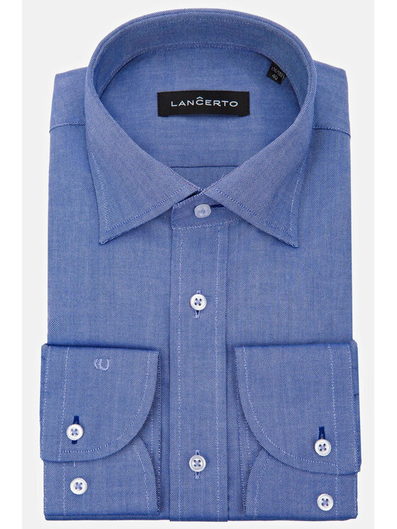 Lancerto Lancerto Koszula Luna 2 KO051118000047 Niebieski Regular Fit