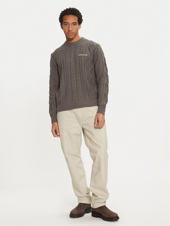 Guess Jeans Guess Jeans Maglione M4BR34 Z3HN2 Grigio Regular Fit