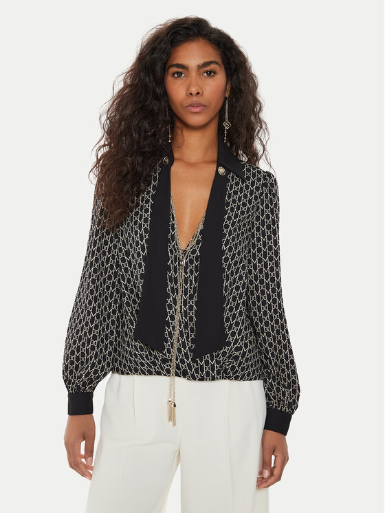 Marciano Guess Marciano Guess Блузка Freda 4YGH34 7142A Чорний Regular Fit
