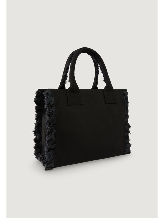 PINKO PINKO Τσάντα BEACH SHOPPER CANVAS Μαύρο