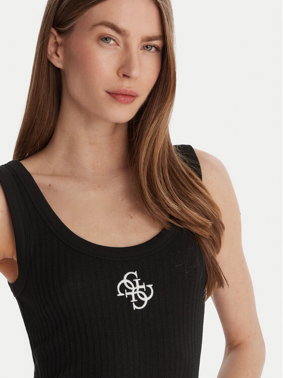 Guess Guess Плажна рокля E6GK07 KG482 Черен Regular Fit