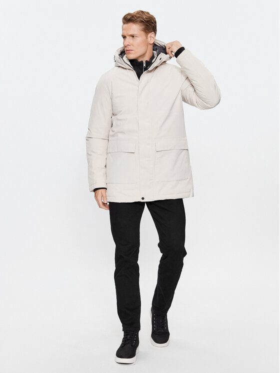Jack & Jones Jack & Jones Kurtka zimowa 12235845 Écru Regular Fit