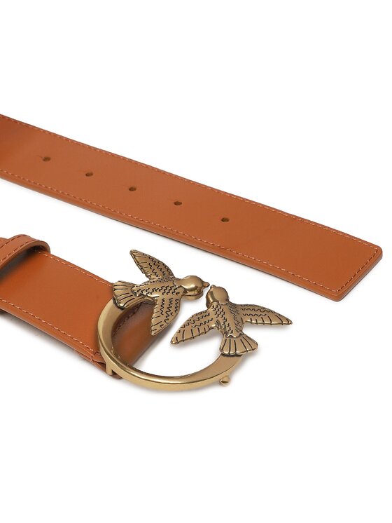 PINKO Pinko Dámský pásek Love Berry H4 Belt PE 23 PLT01 100120 A0F1 Hnědá
