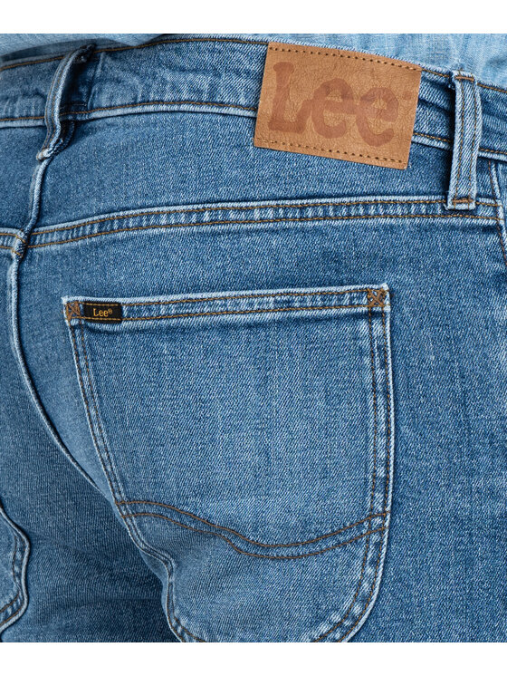 Lee Lee Jeansy LUKE Niebieski Slim Fit