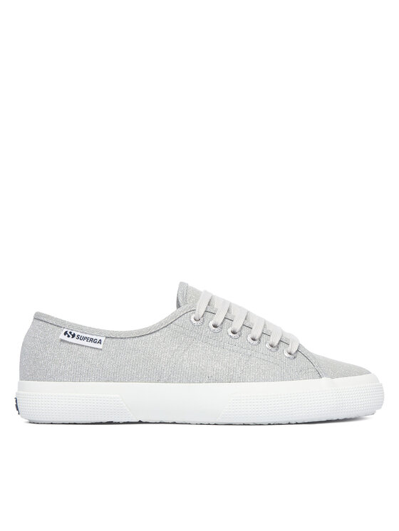 Superga Superga Tenisówki 3750 Jersey Lame Leggera Low Top S4135ZW Srebrny