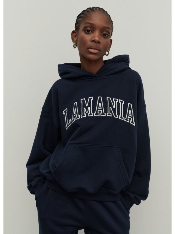 La Mania La Mania Bluza PERFECT 2 Granatowy Classic Fit