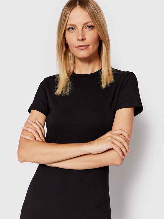 Herskind Herskind Sukienka codzienna Haily 4401770 Czarny Slim Fit