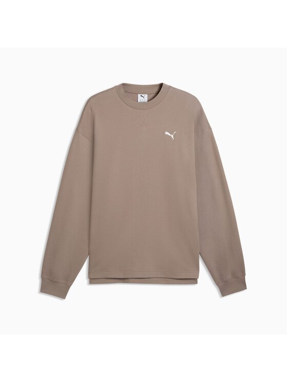 Puma Puma Bluza 694308 Beżowy Regular Fit