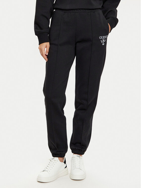 Guess Guess Pantaloni trening V5RB13 KC3D2 Negru Regular Fit
