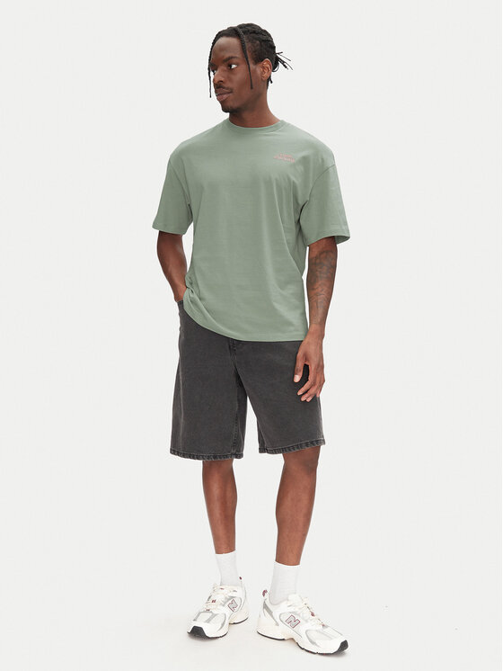 Jack & Jones Jack & Jones T-Shirt Ames 12268471 Zielony Relaxed Fit