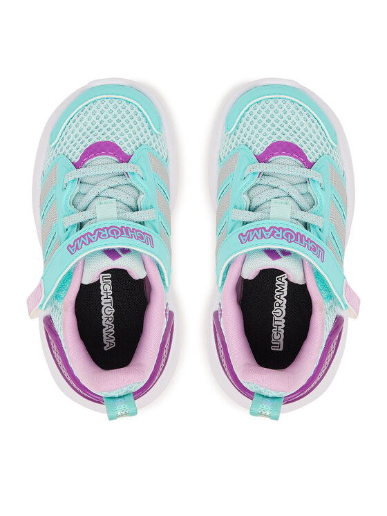 adidas adidas Sneakersy Lightorama Runner Shoes Infants KJ9720 Tyrkysová