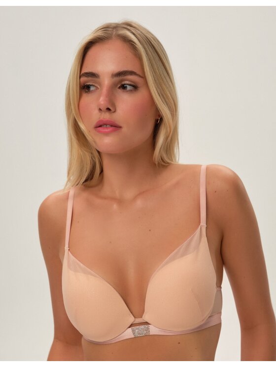 Esotiq Esotiq Biustonosz push-up 41833 Beżowy