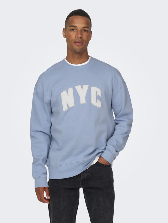 Only & Sons Μπλούζα 22026376 Μπλε Regular Fit