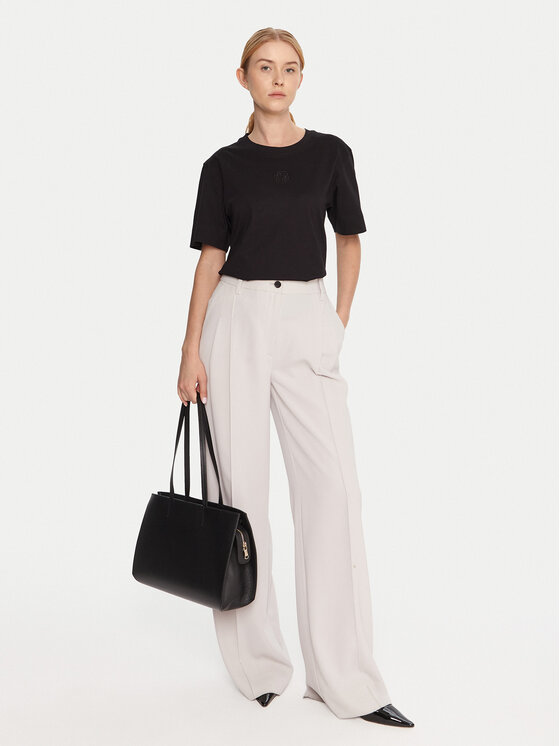 BOSS BOSS Футболка Elpha 50551443 Чорний Regular Fit