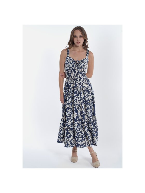 ACANFORA ACANFORA Sukienka wieczorowa 8191-BLU Niebieski Regular Fit