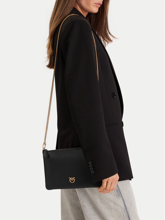 PINKO Pinko Kabelka Flat Classic PE 23 PCPL 100455 A0F1 Čierna
