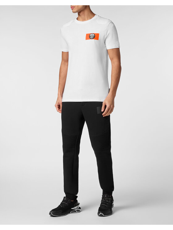 Plein Sport Plein Sport T-Shirt 14181 Biały Regular Fit
