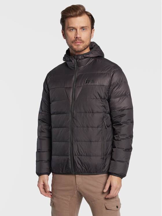 Jack Wolfskin Jack Wolfskin Pūkinė striukė Dna Tundra 1206612 Juoda Regular Fit