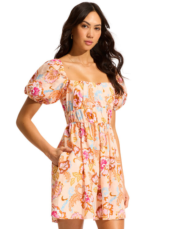 Seafolly Seafolly Sukienka plażowa 55259-DR Pomarańczowy