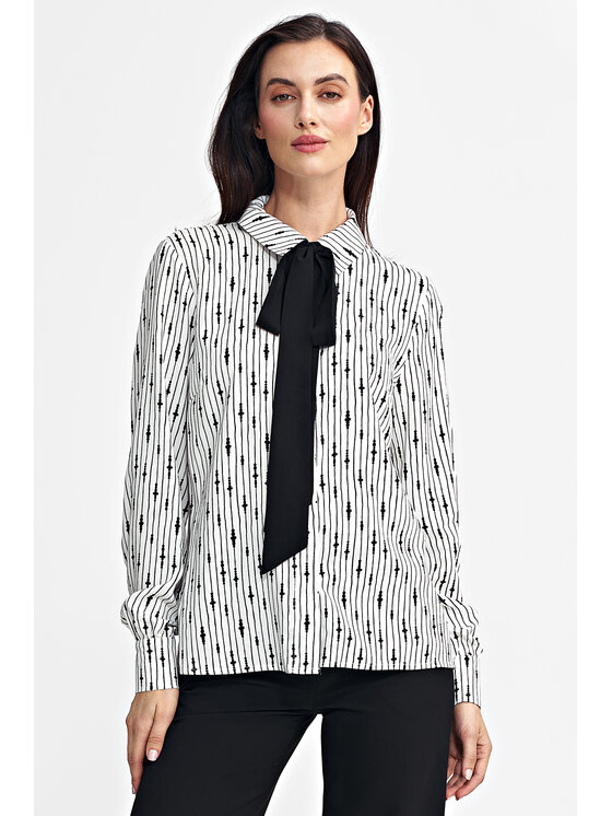 NIFE NIFE Halenka B178 Écru Regular Fit
