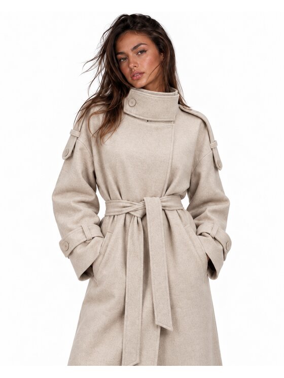 Agatha Studio Agatha Studio Płaszcz przejściowy A26ZS-7X-K01 Beżowy Regular Fit