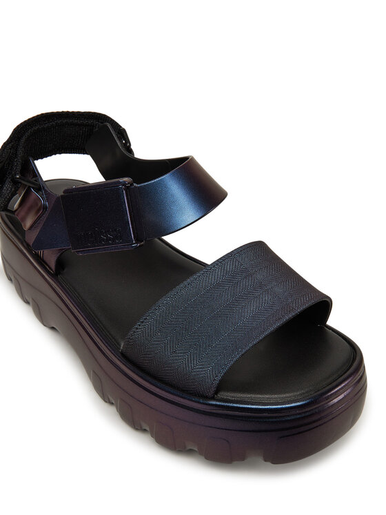Melissa Melissa Sandały Melissa Kick Off Sandal Metallic Ad M 36081 Granatowy