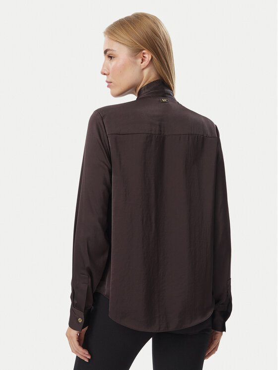MICHAEL Michael Kors MICHAEL Michael Kors Сорочка MF640I8AYJ Темно-коричневий Regular Fit