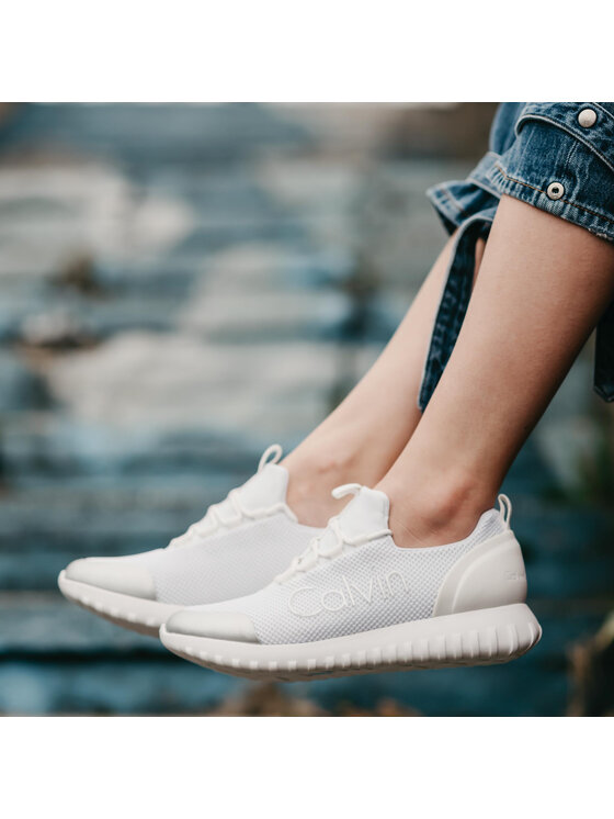 Calvin Klein Jeans Sneakers Reika R0666 Blanc • Modivo.fr
