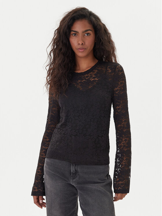 Vero Moda Vero Moda Блузка Kanya 10336176 Чорний Regular Fit